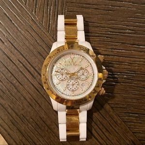 ToyWatch Gold and Mother of Pearl Watch